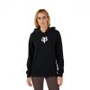 BLUZA Z KAPTUREM DAMSKA FOX HEAD BLACK S